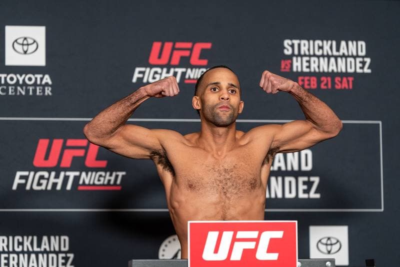 Mixed Martial Arts. UFC Fight Night. Official Weigh-In. 20.02.2026