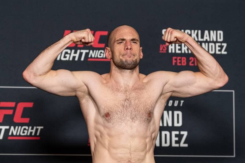Mixed Martial Arts. UFC Fight Night. Official Weigh-In. 20.02.2026