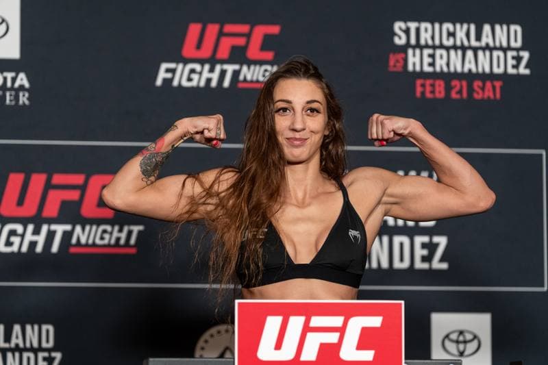 Mixed Martial Arts. UFC Fight Night. Official Weigh-In. 20.02.2026
