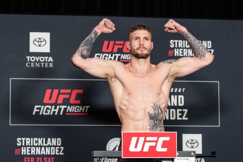 Mixed Martial Arts. UFC Fight Night. Official Weigh-In. 20.02.2026