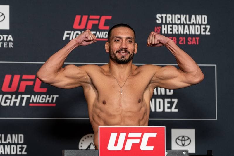 Mixed Martial Arts. UFC Fight Night. Official Weigh-In. 20.02.2026