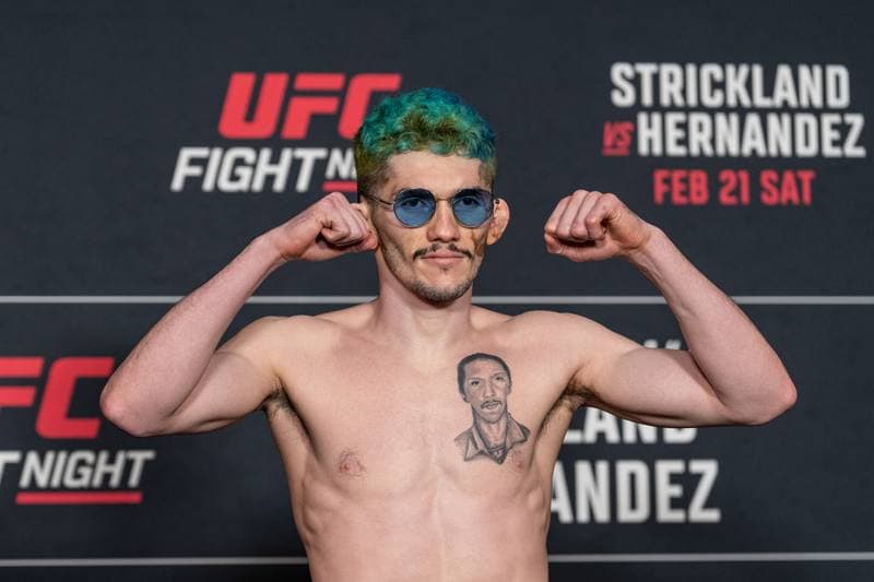 Mixed Martial Arts. UFC Fight Night. Official Weigh-In. 20.02.2026