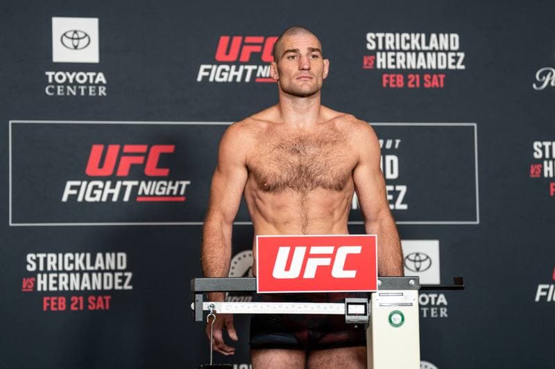 Mixed Martial Arts. UFC Fight Night. Official Weigh-In. 20.02.2026