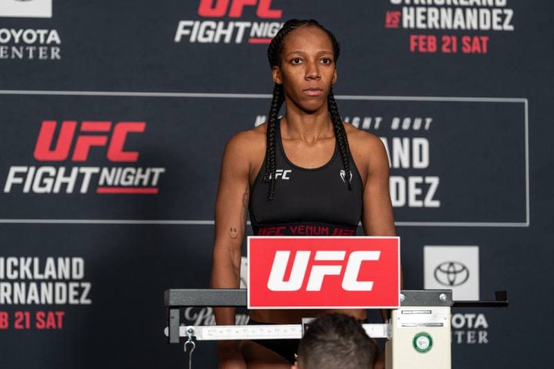 Mixed Martial Arts. UFC Fight Night. Official Weigh-In. 20.02.2026