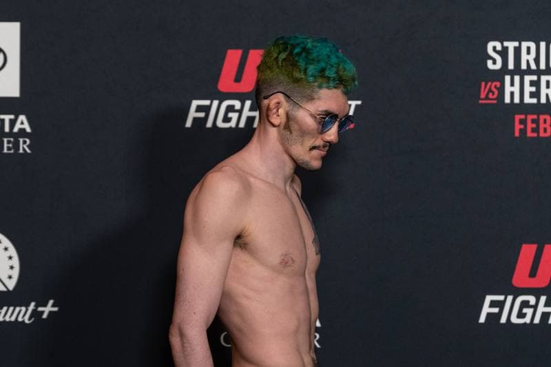 Mixed Martial Arts. UFC Fight Night. Official Weigh-In. 20.02.2026