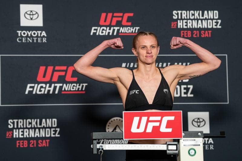 Mixed Martial Arts. UFC Fight Night. Official Weigh-In. 20.02.2026