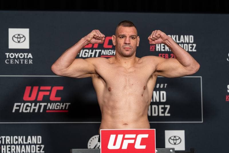 Mixed Martial Arts. UFC Fight Night. Official Weigh-In. 20.02.2026