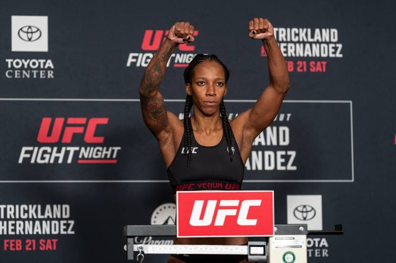 Mixed Martial Arts. UFC Fight Night. Official Weigh-In. 20.02.2026