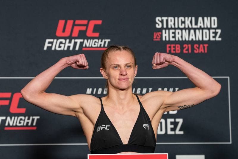 Mixed Martial Arts. UFC Fight Night. Official Weigh-In. 20.02.2026