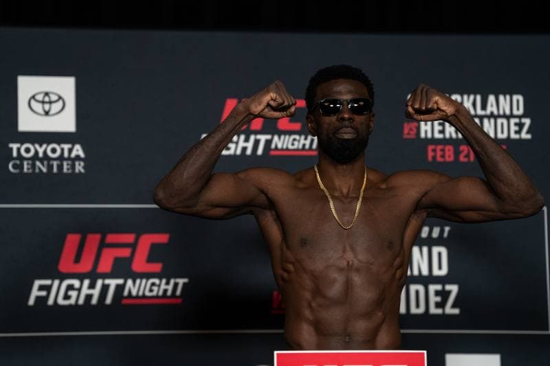 Mixed Martial Arts. UFC Fight Night. Official Weigh-In. 20.02.2026