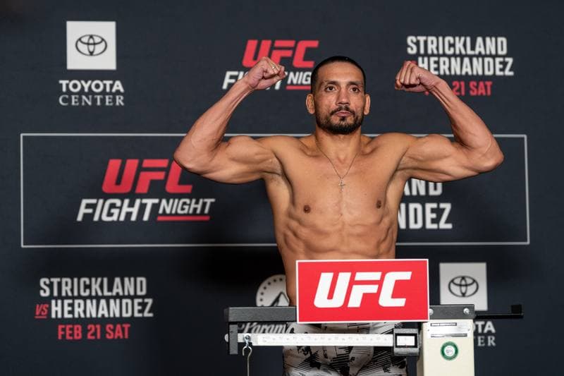 Mixed Martial Arts. UFC Fight Night. Official Weigh-In. 20.02.2026