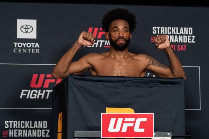 Mixed Martial Arts. UFC Fight Night. Official Weigh-In. 20.02.2026