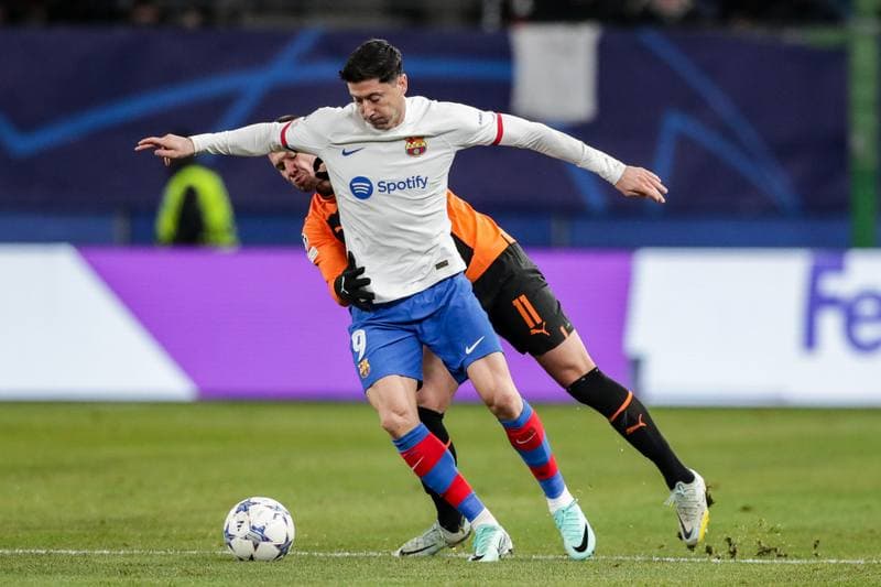 Football. UEFA Champions League. FC Shakhtar Donetsk - FC Barcelona. 07.11.2023