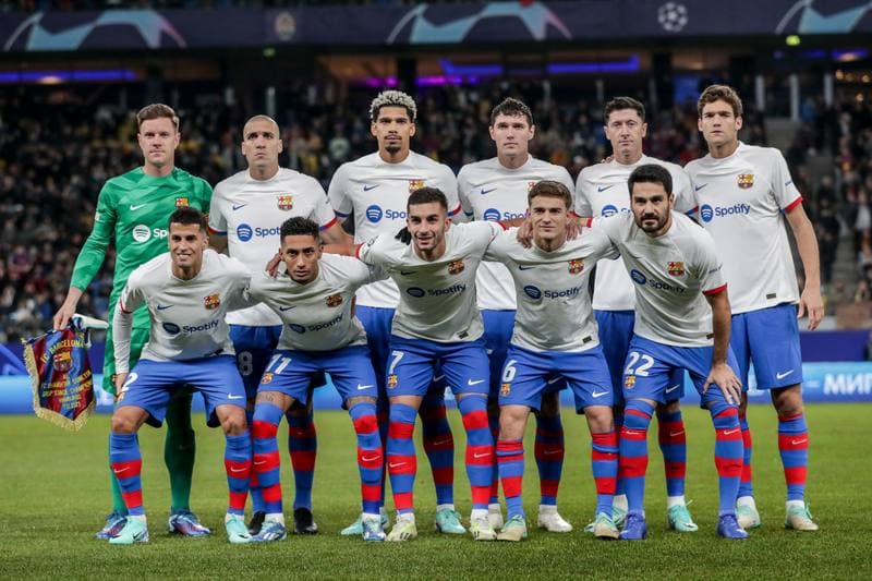 Football. UEFA Champions League. FC Shakhtar Donetsk - FC Barcelona. 07.11.2023