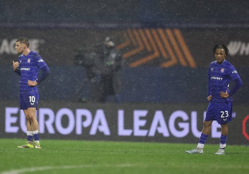 Football. UEFA Europa League. GNK Dinamo - KRC Genk. 19.02.2026