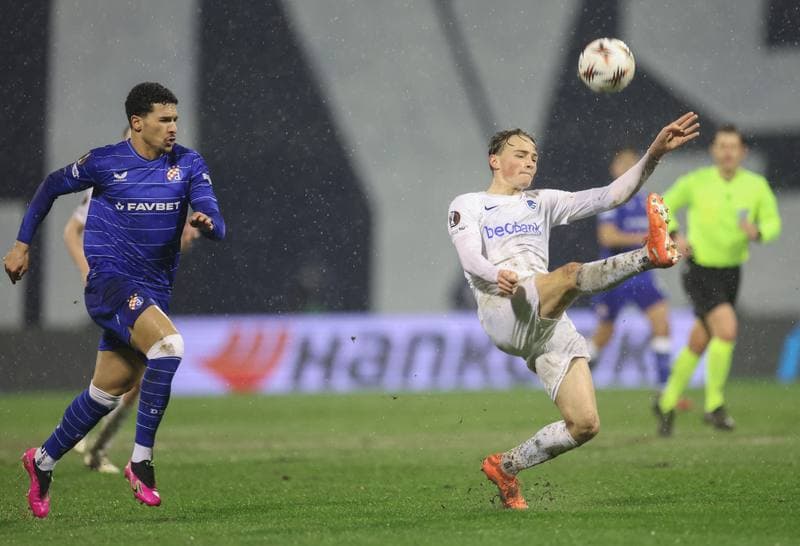 Football. UEFA Europa League. GNK Dinamo - KRC Genk. 19.02.2026