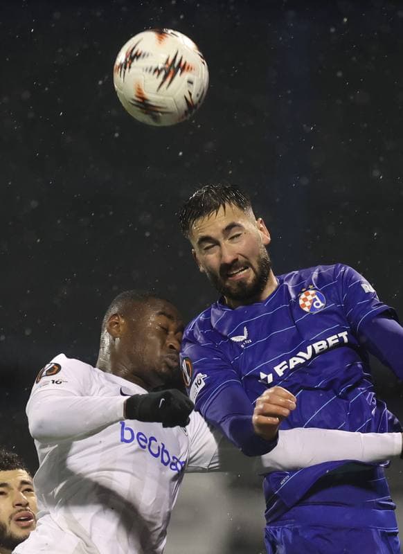 Football. UEFA Europa League. GNK Dinamo - KRC Genk. 19.02.2026