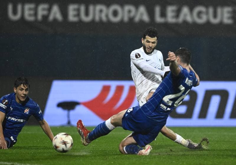 Football. UEFA Europa League. GNK Dinamo - KRC Genk. 19.02.2026