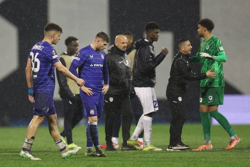 Football. UEFA Europa League. GNK Dinamo - KRC Genk. 19.02.2026