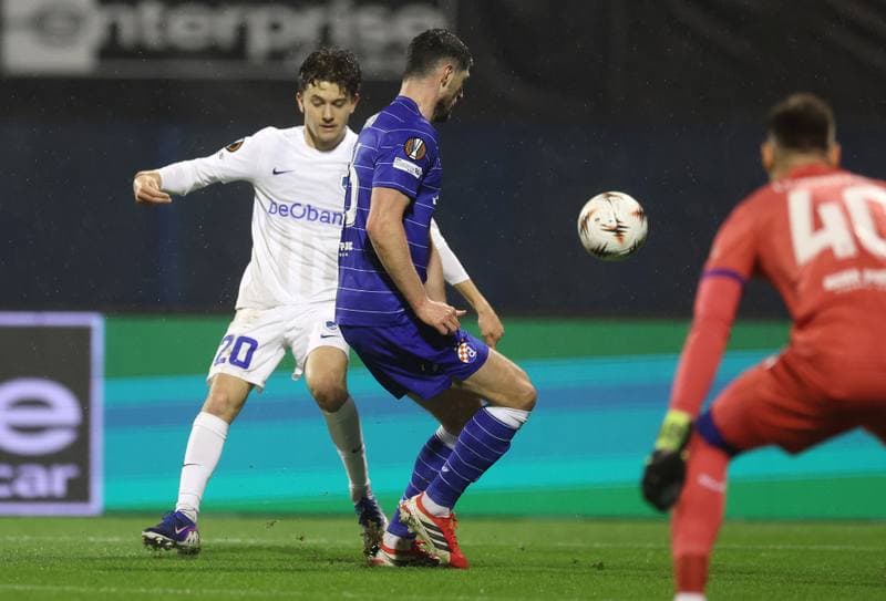 Football. UEFA Europa League. GNK Dinamo - KRC Genk. 19.02.2026