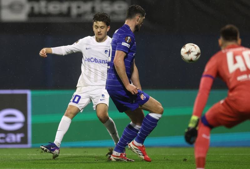 Football. UEFA Europa League. GNK Dinamo - KRC Genk. 19.02.2026