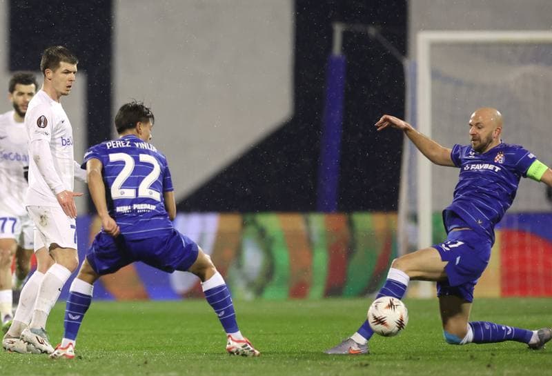 Football. UEFA Europa League. GNK Dinamo - KRC Genk. 19.02.2026