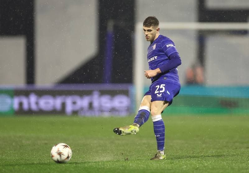 Football. UEFA Europa League. GNK Dinamo - KRC Genk. 19.02.2026