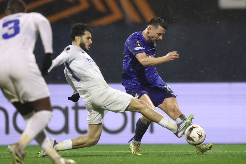 Football. UEFA Europa League. GNK Dinamo - KRC Genk. 19.02.2026