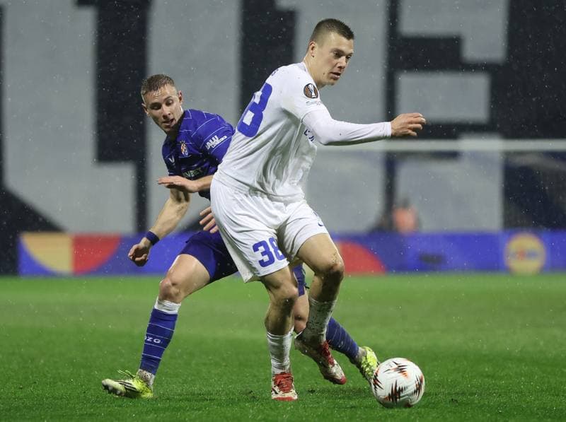 Football. UEFA Europa League. GNK Dinamo - KRC Genk. 19.02.2026