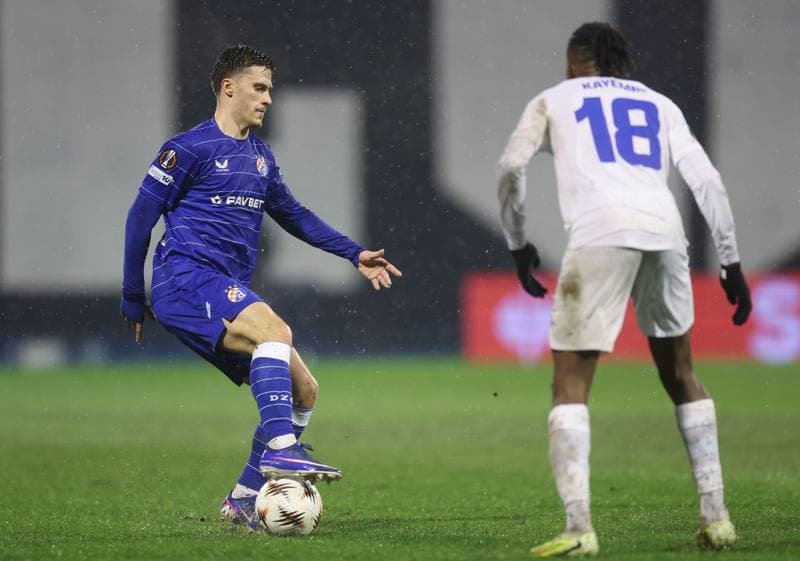 Football. UEFA Europa League. GNK Dinamo - KRC Genk. 19.02.2026