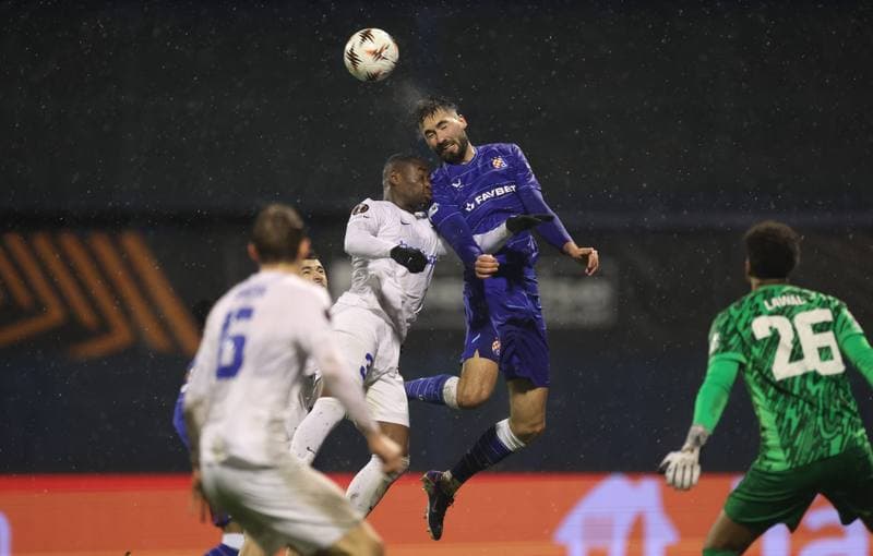 Football. UEFA Europa League. GNK Dinamo - KRC Genk. 19.02.2026