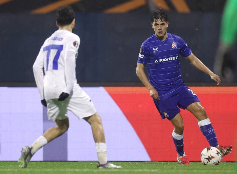 Football. UEFA Europa League. GNK Dinamo - KRC Genk. 19.02.2026