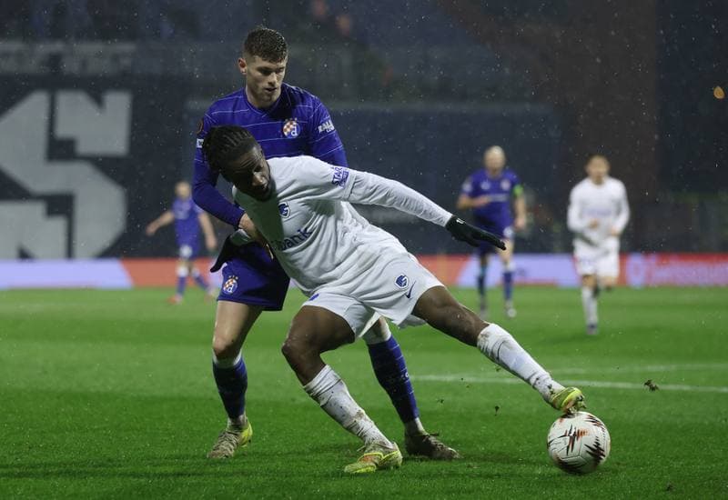 Football. UEFA Europa League. GNK Dinamo - KRC Genk. 19.02.2026