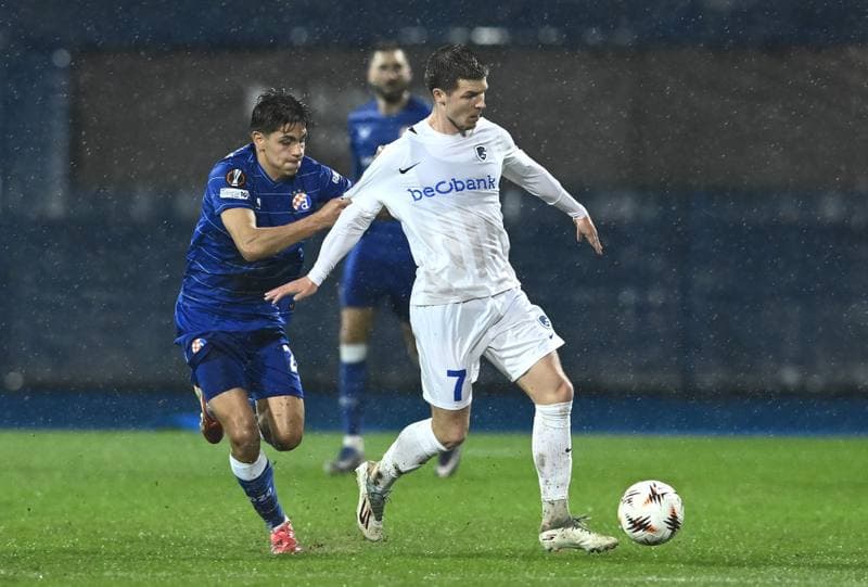 Football. UEFA Europa League. GNK Dinamo - KRC Genk. 19.02.2026