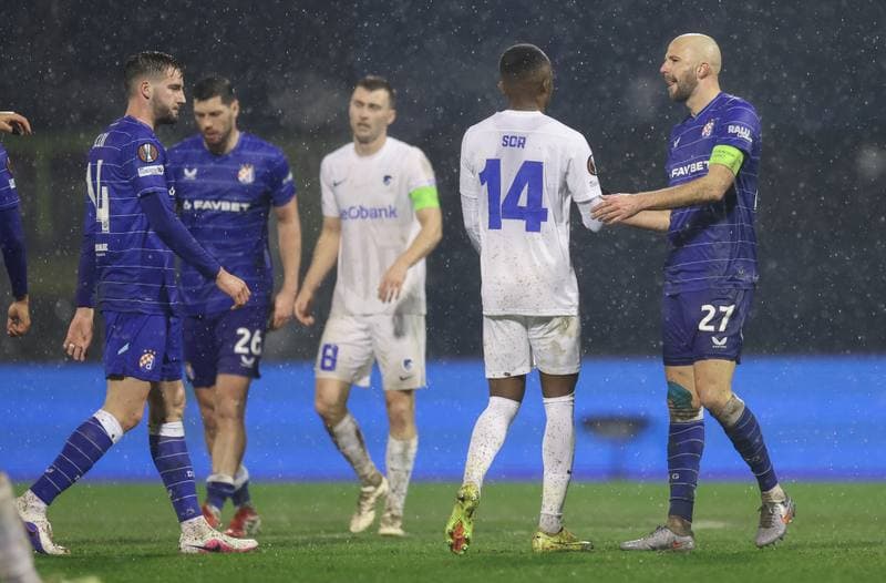 Football. UEFA Europa League. GNK Dinamo - KRC Genk. 19.02.2026