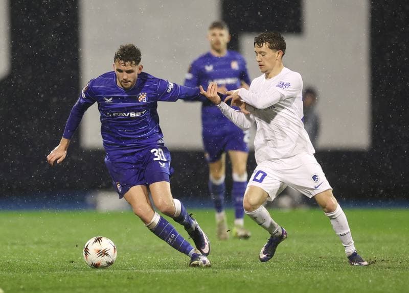 Football. UEFA Europa League. GNK Dinamo - KRC Genk. 19.02.2026
