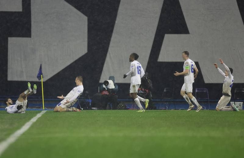 Football. UEFA Europa League. GNK Dinamo - KRC Genk. 19.02.2026