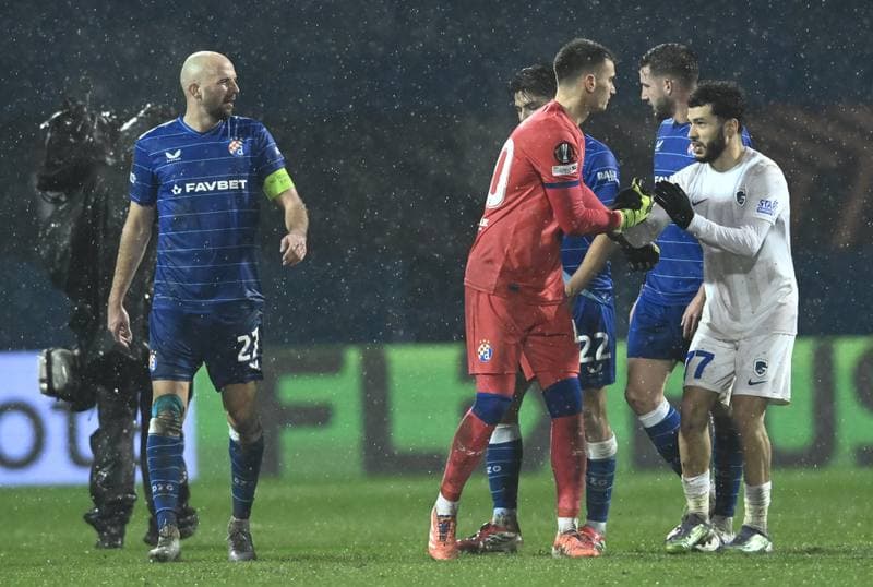 Football. UEFA Europa League. GNK Dinamo - KRC Genk. 19.02.2026