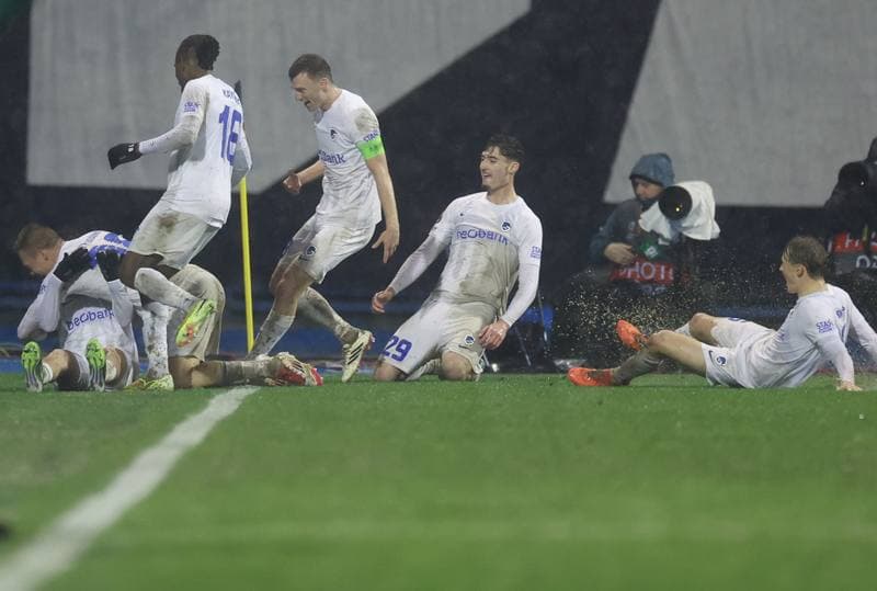 Football. UEFA Europa League. GNK Dinamo - KRC Genk. 19.02.2026