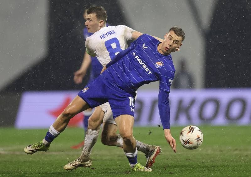 Football. UEFA Europa League. GNK Dinamo - KRC Genk. 19.02.2026