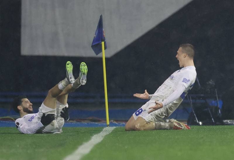 Football. UEFA Europa League. GNK Dinamo - KRC Genk. 19.02.2026