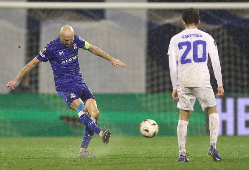 Football. UEFA Europa League. GNK Dinamo - KRC Genk. 19.02.2026