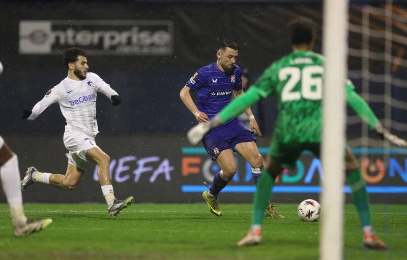 Football. UEFA Europa League. GNK Dinamo - KRC Genk. 19.02.2026