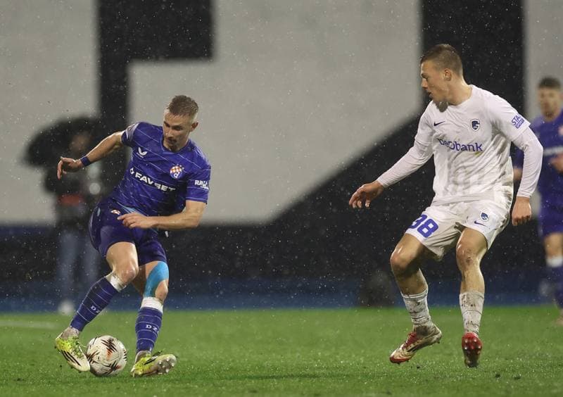 Football. UEFA Europa League. GNK Dinamo - KRC Genk. 19.02.2026
