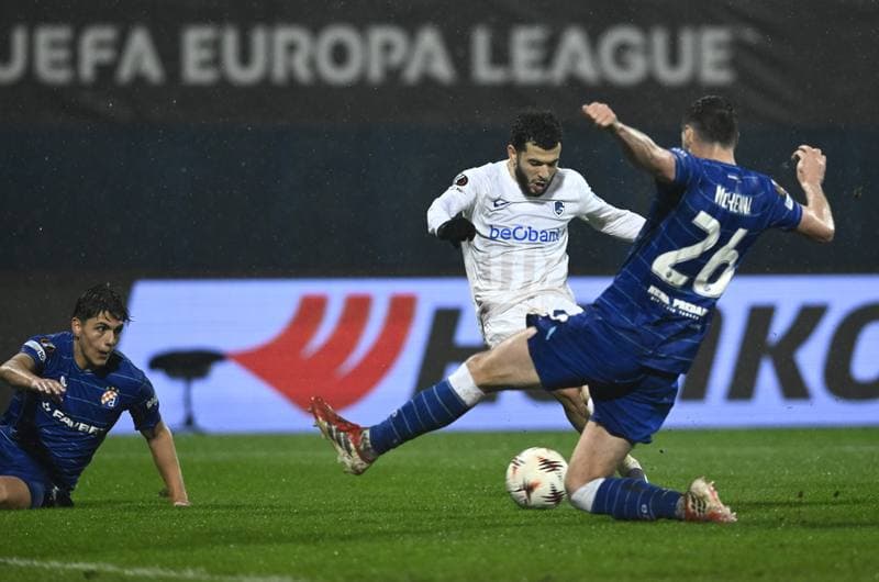 Football. UEFA Europa League. GNK Dinamo - KRC Genk. 19.02.2026