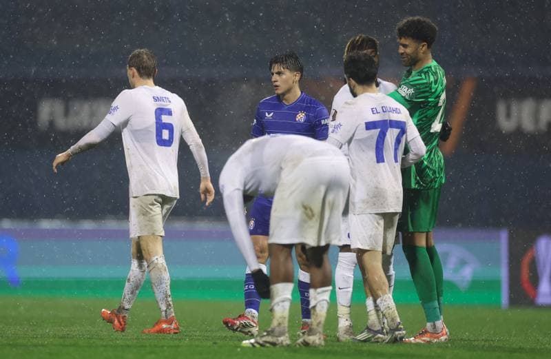 Football. UEFA Europa League. GNK Dinamo - KRC Genk. 19.02.2026
