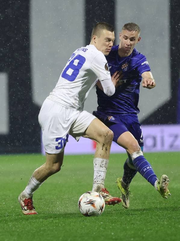Football. UEFA Europa League. GNK Dinamo - KRC Genk. 19.02.2026