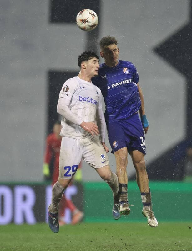 Football. UEFA Europa League. GNK Dinamo - KRC Genk. 19.02.2026