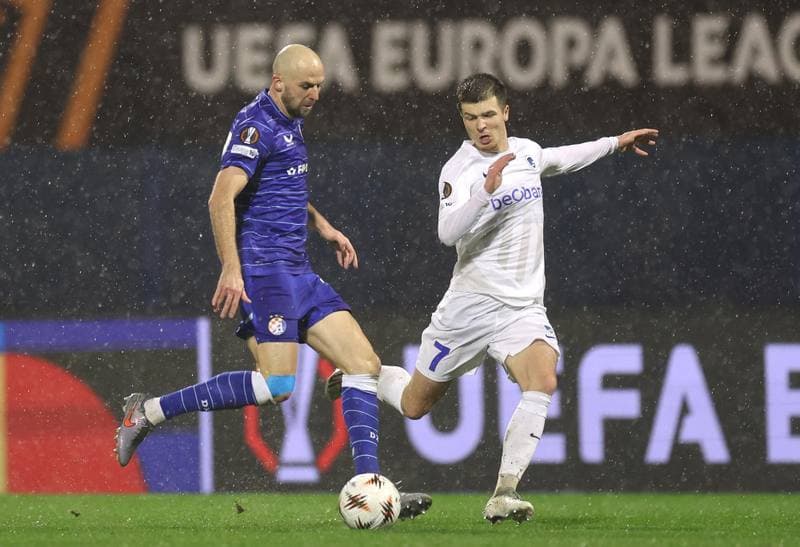 Football. UEFA Europa League. GNK Dinamo - KRC Genk. 19.02.2026