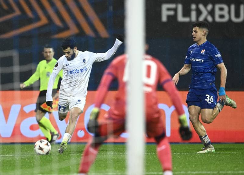 Football. UEFA Europa League. GNK Dinamo - KRC Genk. 19.02.2026